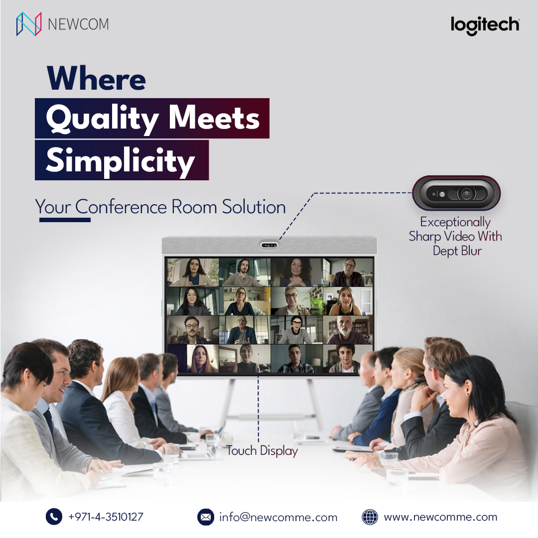 Logitech Rally Board — product post for NEWCOM