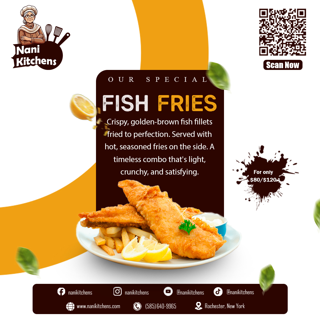 Nani Kitchens — Fish & Chips social post